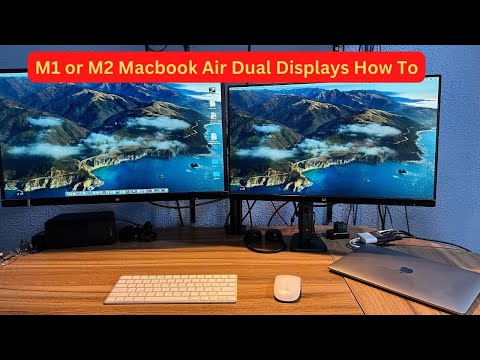 The NEW M1-M2 MacBook Airs - How To Use Two External Displays?