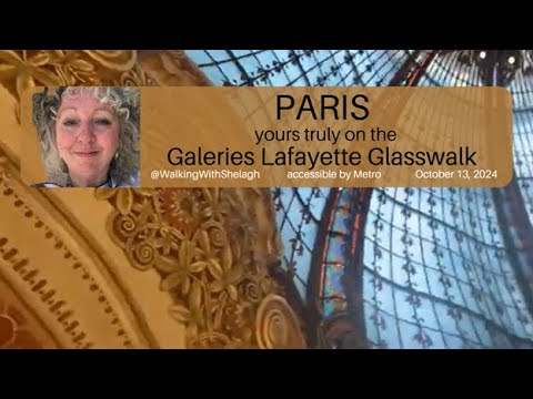 Yours truly on the #paris #glasswalk in @GaleriesLafayette - stunning #artdeco #heights  #ceiling