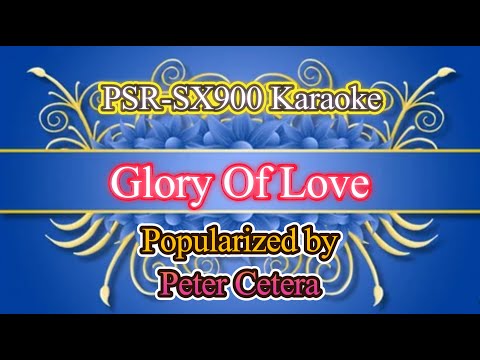 Glory Of Love - Peter Cetera Video Karaoke