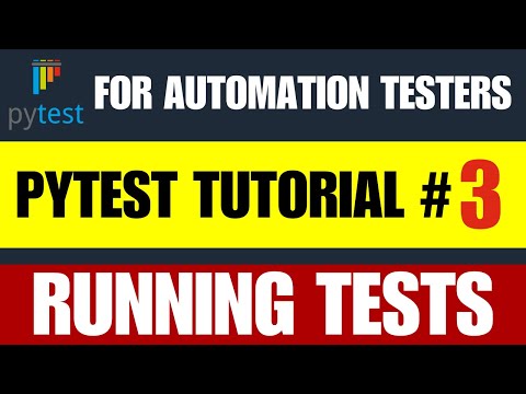 Pytest Tutorial #3 | Running Tests