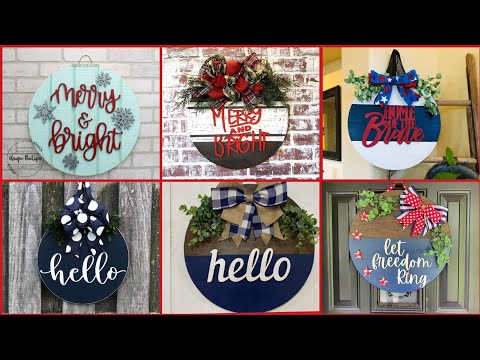 Christmas Door Hanger Ideas/Stunning Door Hanger Designs