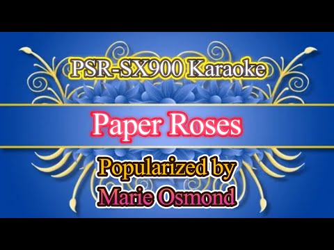 Paper Roses - Marie Osmond Video Karaoke