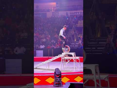 Insane Unicycle Stunt! 🤯🔥 Jump, Trampoline, & Backward Stair Ride!