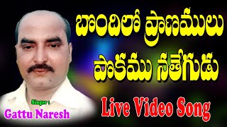 Gattu Naresh Bhakti Thatvalu | Bondhilo Praanamulu pokamu Nathegudu | Jayasindoor Live Video