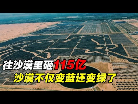 美国卫星发现，中国花115亿在沙漠里铺满光伏板，结果震惊了