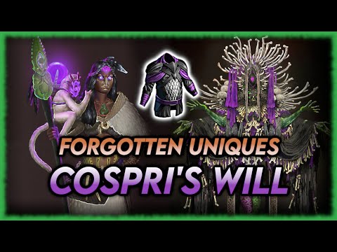 Forgotten Uniques: Cospri's Will | Path of Exile