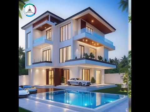 Top trending House 3D Designs ! luxury home Exterior Traditional House front Design #shorts #viral 🏡