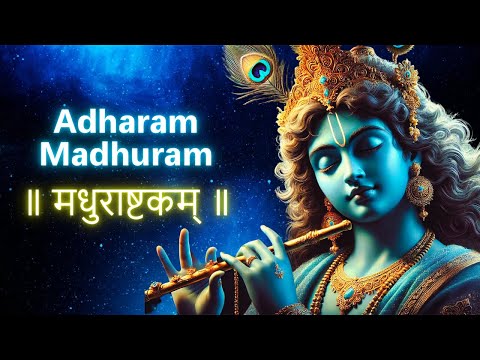 Adharam Madhuram | Madhurashtakam with Lyrics | Krishna Bhajan