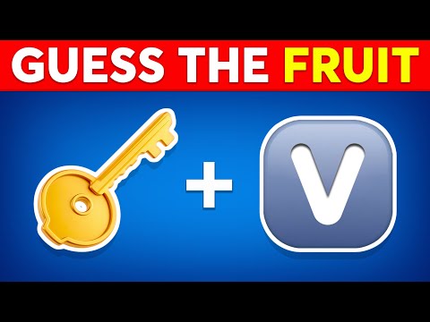 Guess the FRUIT by Emoji? Emoji Quiz | Quiz Dino