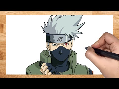 How To Draw Kakashi Hatake | Naruto - Easy Tutorial