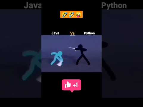 Who will win Java or Phython 😘👍 Java vs Phython #java #funnyvideo #trending