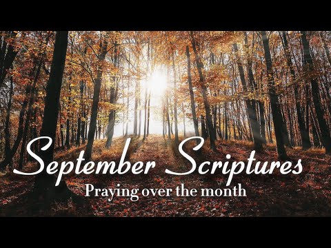 SEPTEMBER SCRIPTURES + PRAYERS | New Month Prayers | Learning To Rely On God