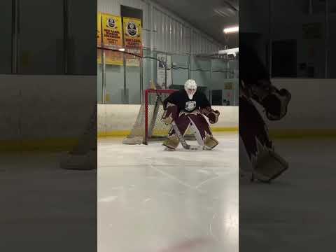 Hand Projection Tracking Change of Direction Goalie Drill from @coachliddell #goaliedrills #hockey