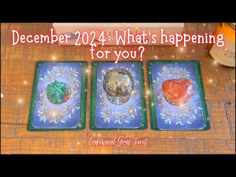 Pick-a-Card: December 2024 ✨ What’s ahead? 🎁 Tarot & Charms 🌲