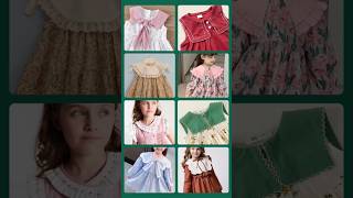 Adorable Baby Girl Frock Designs | Ruffled Collar Styles #BabyGirl #KidsFashionTrends #BabyFrocks