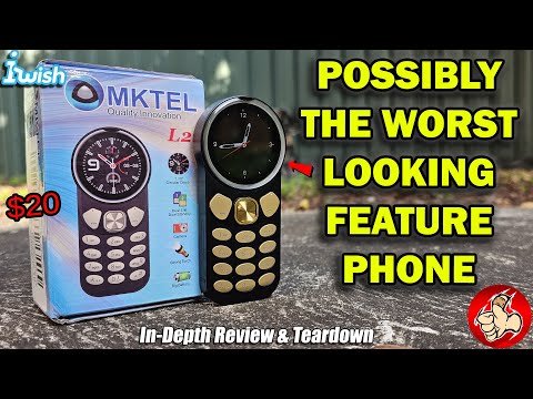 (iWish) The $20 MKTEL L2 Feature Phone has a Circle Display...it's an odd looking thing