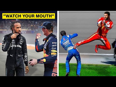 F1 vs NASCAR Heated Moments