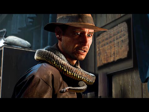 Funny Indy Snake Scene - Indiana Jones and the Great Circle (4K)