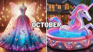 Choose Your Birthday Month and See Your Dress and Swimming Pool👗🏊‍♀️😍💗💖😘😎 || #trending #video #viral