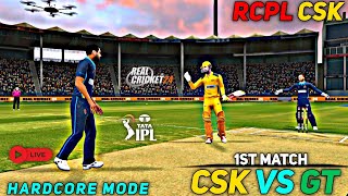 CSK💛🆚GT💙- RCPL AUCTION - IPL 2025 - Full IPL - Real Cricket 24 (Hardcore)