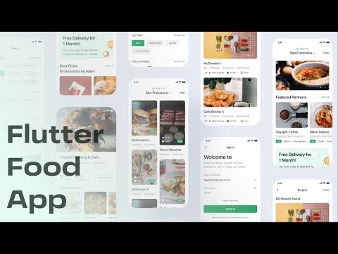 Flutter Food Delivery App UI Kit