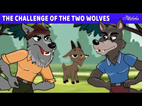 The Challenge of The Two Wolves 🐺🍎🐐 | Bedtime Stories for Kids in English | Fairy Tales