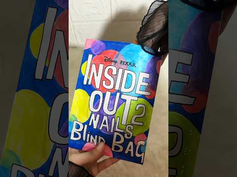 Inside Out 2 Nails 💅Blind Bag #blindbag #asmr #squishy #nails #insideout2  #unboxing #craft