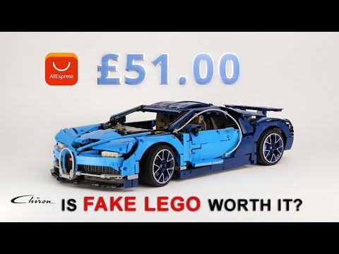 Is fake Lego Technic from AliExpress worth it? Bugatti Chiron 42083 Review