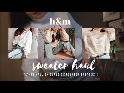 Cozy Sweater Try-on Haul w/ H&M | Super Discounted finds! | Angie of Arctic Filipinas