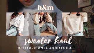 Cozy Sweater Try-on Haul w/ H&M | Super Discounted finds! | Angie of Arctic Filipinas