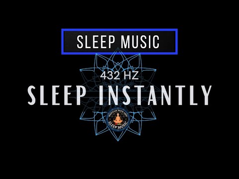 BLACK SCREEN SLEEP MUSIC ❯ 432 Hz Solfeggio Frequency ❯ SLEEP INSTANTLY