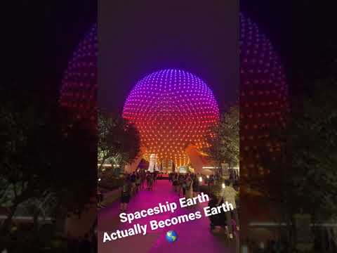 Spaceship Earth actually becomes Earth! 🌎