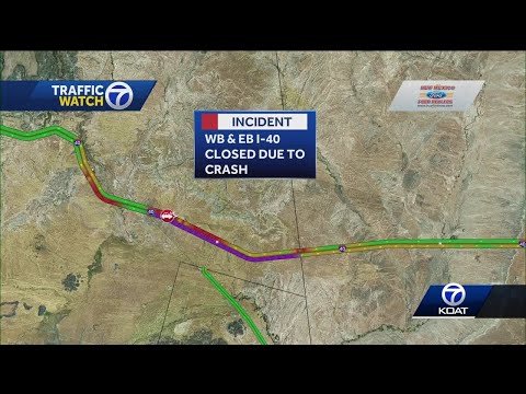 I40 Closed West of Albuquerque