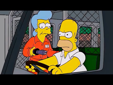 The Simpsons, Homer Saved His Mom! The Simpsons 2024 - Best moments