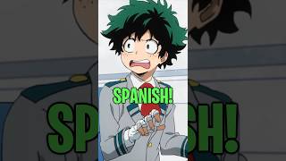 Basic Spanish at U.A. High🗣️💀 | My Hero Academia Abridged #shorts