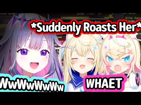 Biboo Giggles When Fuwawa Suddenly Roasts Mococo