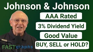 Johnson & Johnson AAA Rated 3% Dividend Yield Good Value: Buy, Sell or Hold? | FAST Graphs