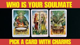 👤❤️‍🔥WHO IS YOUR SOULMATE ❤️‍🔥|🔮CHARM|TAROT PICK A CARD🔮