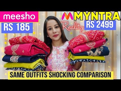 🤔Meesho Vs Myntra🤔Which One is Best🤔Same Product Comparison🤔Honest Review #meesho #meeshovsmyntra