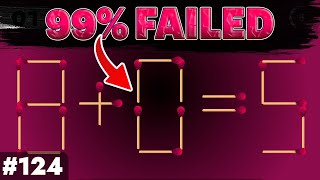 🔴 99% Fail This Matchstick Puzzle! Can You Solve It? 🤯🔥