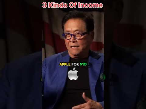 3 Kinds Of Income 🤑💯| #robbert KiYosaki ##portfolio #passiveincome#viralshort