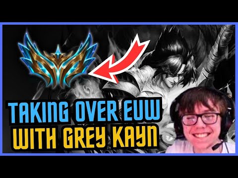 THEBAUSFFS Is Absolutely DESTROYING EUW SoloQ With Grey Kayn!