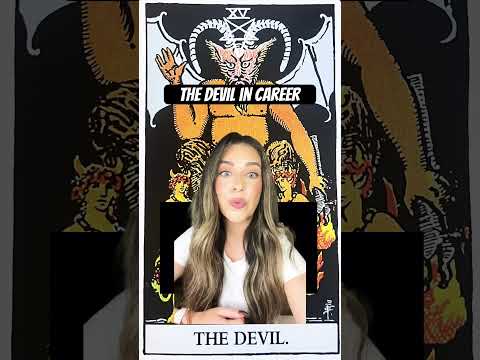 Tarot Cards in Career: The Devil #tarot #tarotcardmeanings #thedeviltarot