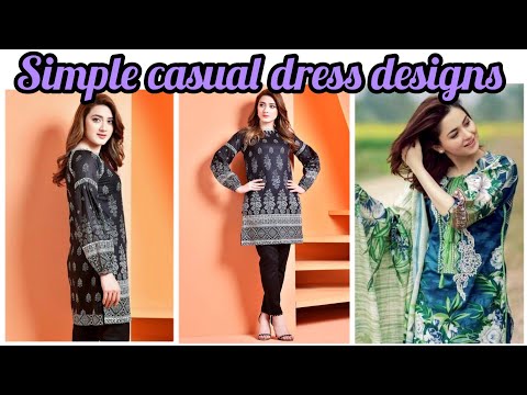 simple dress shalwar kameez design ideas||designs for plain dress||light party wear dresses