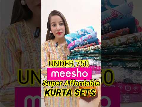 10 Kurtis & Kurta Set from Meesho Under 700 #meeshohaul #meeshokurtihaul#meeshofinds #meesho #shorts