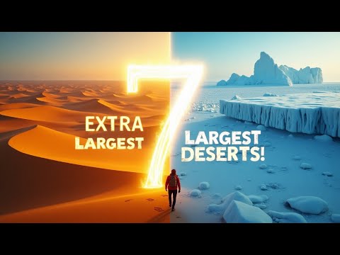 Top 7 largest deserts | earth's most extreme landscapes