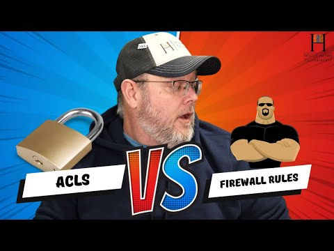 ACLs (access control lists) vs Firewall Rules