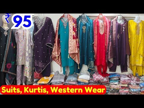 Attapur Shopping ₹ 95 Western Wear Dresses Readymade pakistani Suits Orgaza Garara Dress