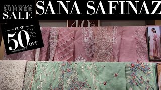 Sana Safinaz Sale Flat 50% OFF ❤️  Sanasafinaz Muzlin Lawn Luxury SaLe 2023❤️