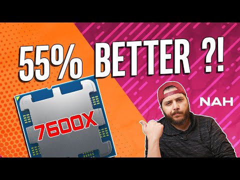 AMD's Ryzen 7600X is 55% FASTER Than The 5600X? WHAT?